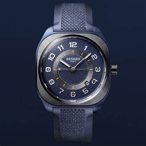 hermes h08 blue 2022|hermes h08 42mm watch.